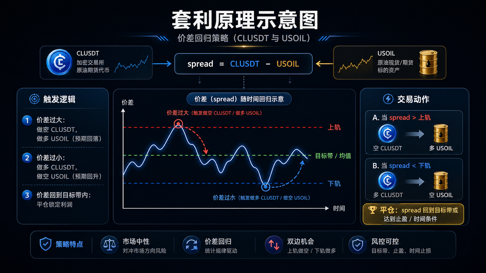 原油套利原理示意图